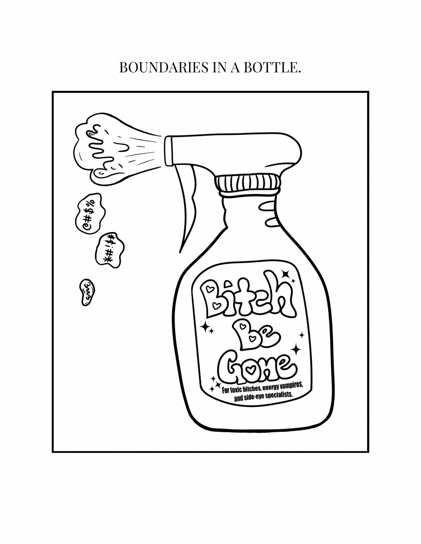 Sunday Reset Coloring Page