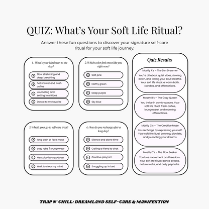 Dreamland: Self-Care & Manifestation Activity Coloring Book (Physical Book)