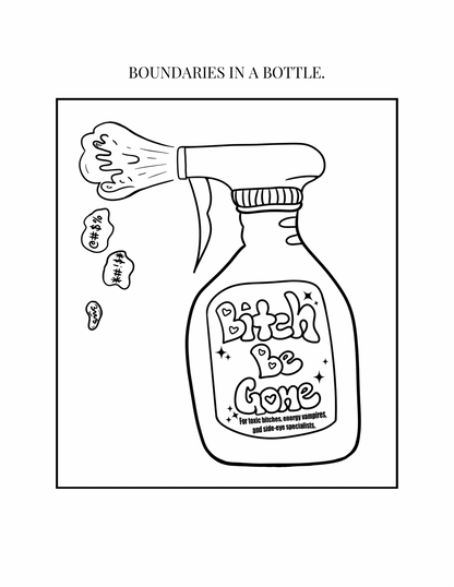 Sunday Reset Coloring Page